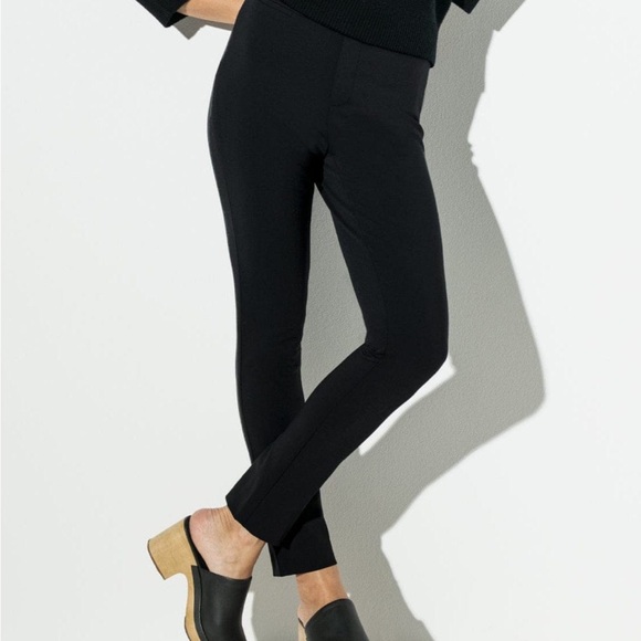 The Reset R Label Dress Pants Womens Medium Wine Ponte Ankle Length New - Picture 2 of 7